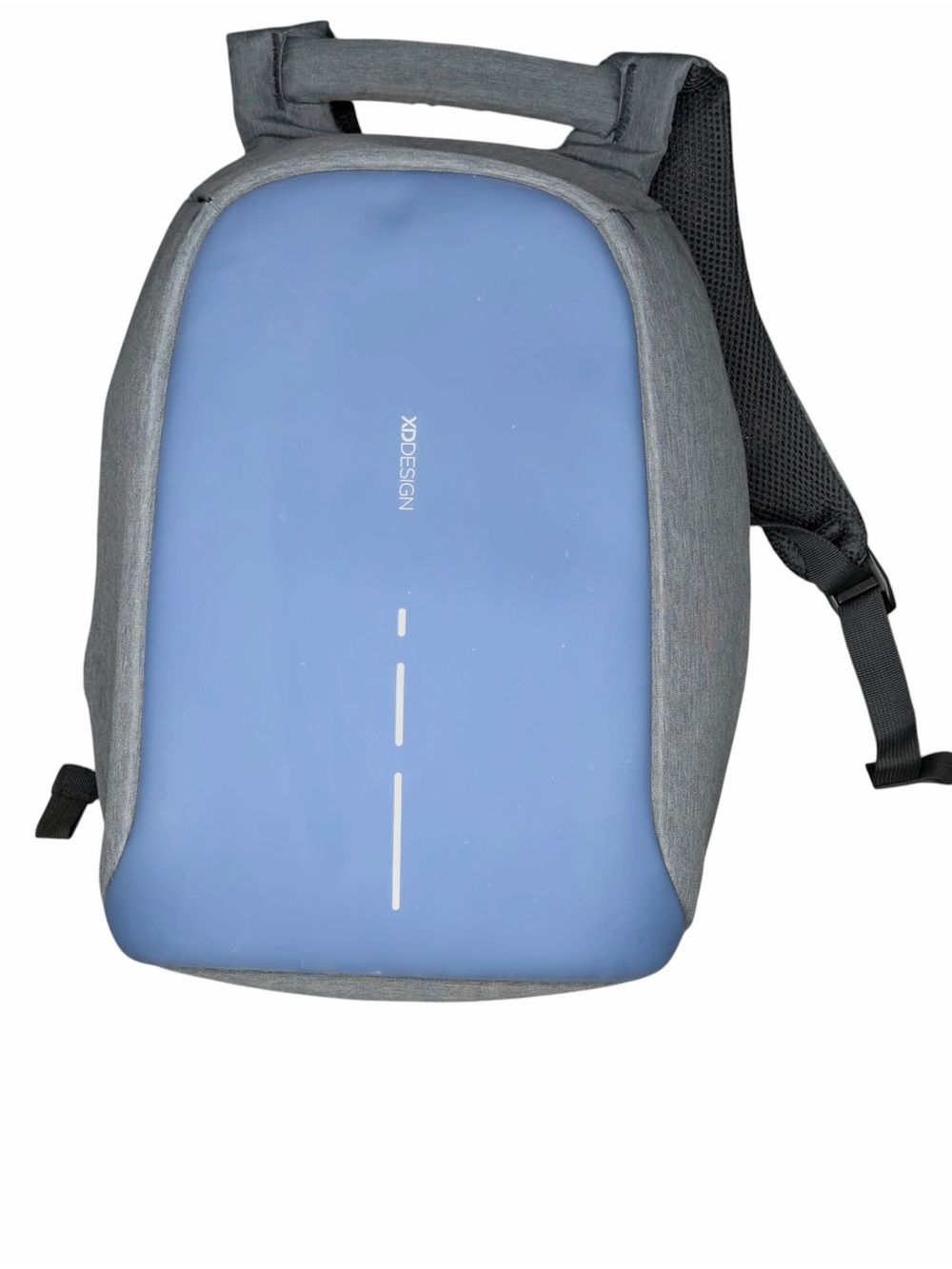 XD Design Backpack in Blue and Gray. Like new